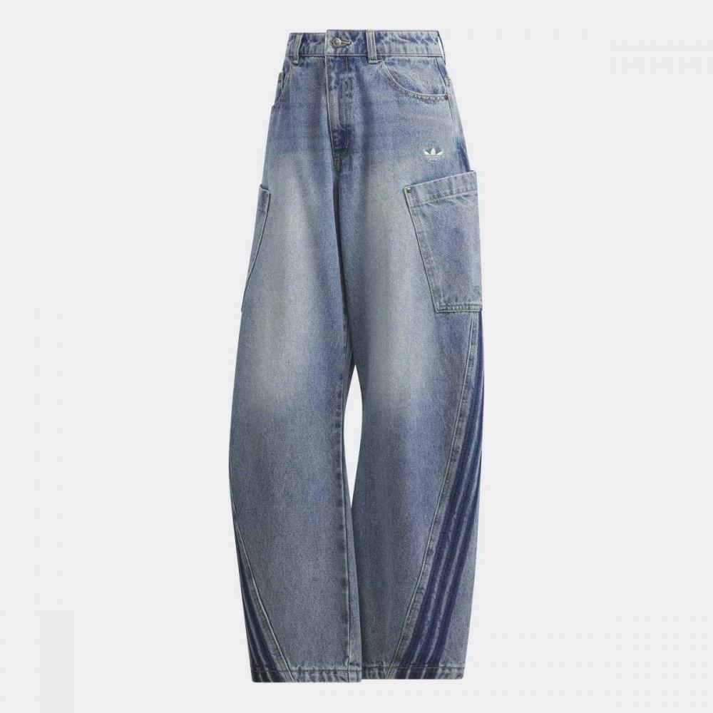 Adidas Stylish Casual Loose Fit Denim Pants Kr2628 