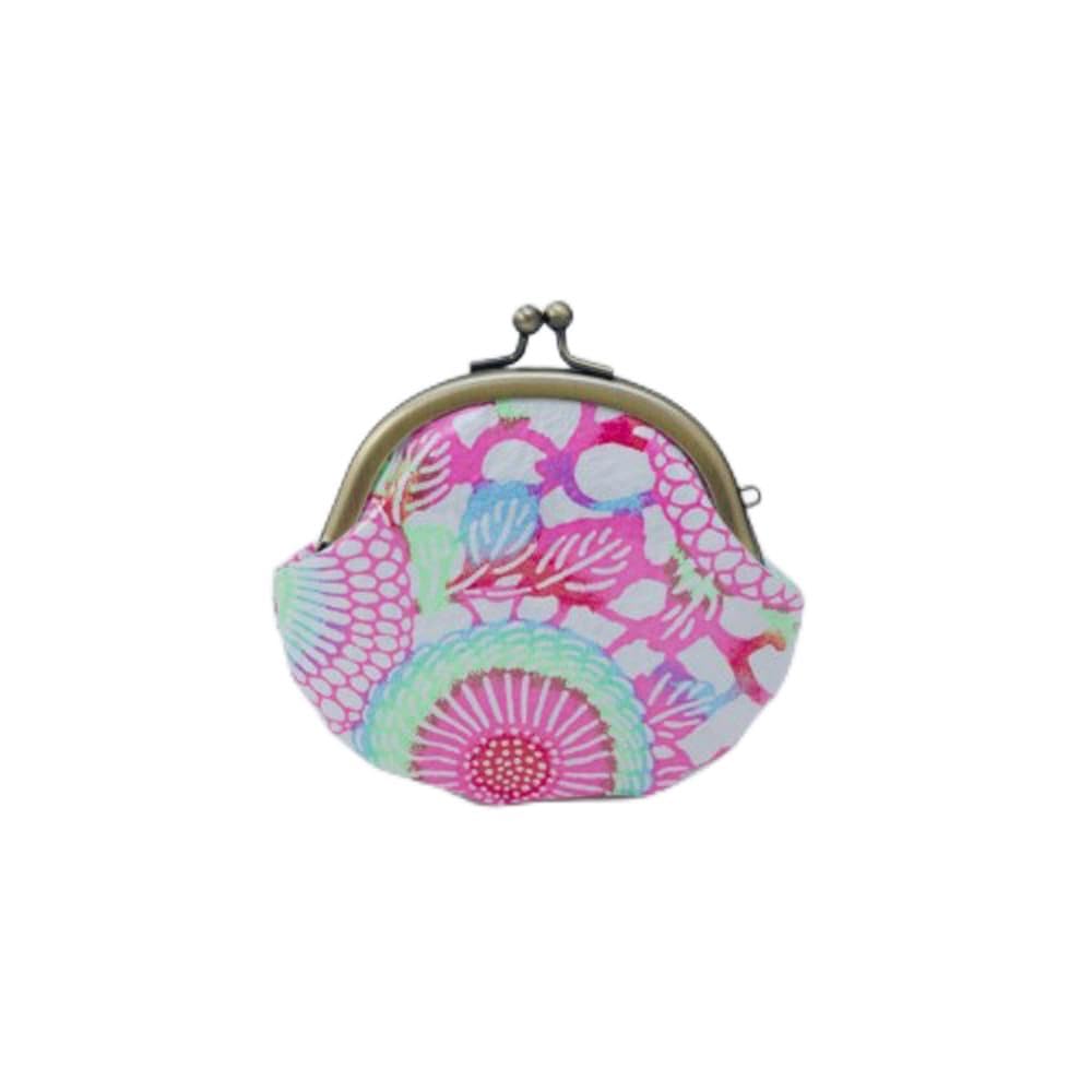 

Shogado Paper Clasp Size 58113 Yuzen-dyed Pouch, Small, neon4,