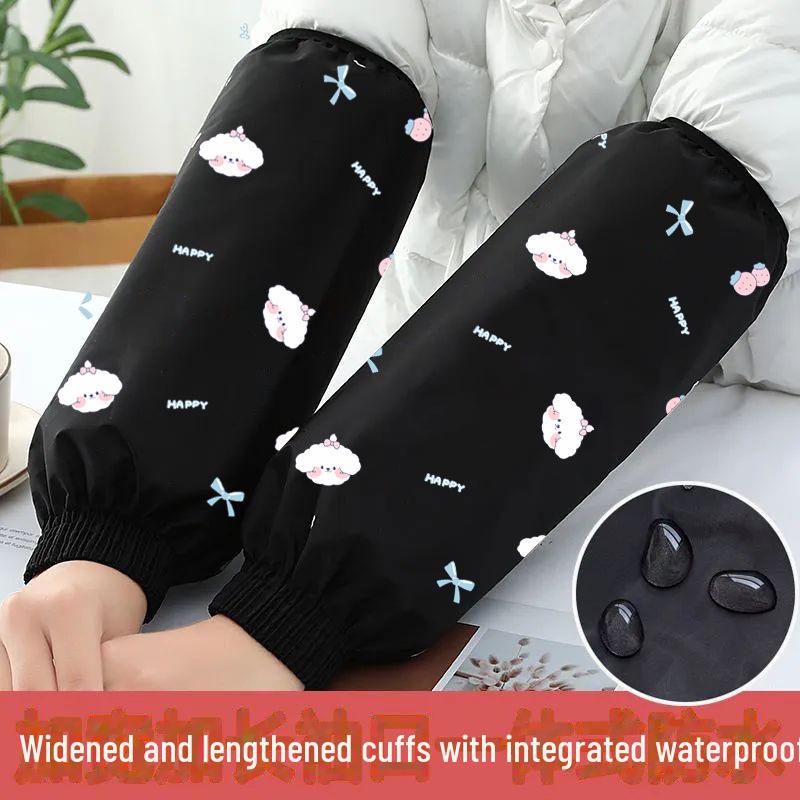 

Водонепроницаемые и грязеотталкивающие кухонные рукава из ПУ для женщин - длинные, маслостойкие, белые, идеально подходят для летних домашних работ