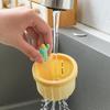 4PCS Cactus Sink Strainer Cactus Kitchen Sink Drain Basket Auto-Dumping Filter Kitchen Drainer with Lifting Handle