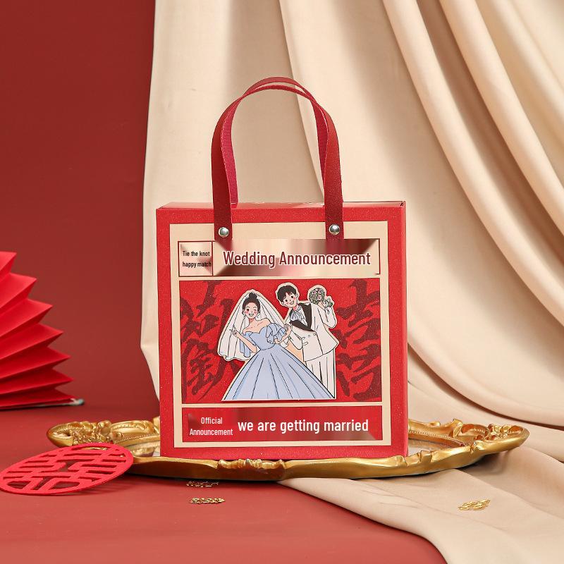 Guochao Wedding Engagement Candy Bags – Chinese Souvenir Handbags & Gift Boxes
