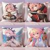 F-Fate A-Apocrypha Astolfo Anime Pillow Case Plush Fabric Soft Double-Sided Printed Sofa Warm Winter Home Gift Cushion Cover