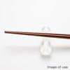 Hashikura Matsukan Natural Ebony Black Made In Black Chopsticks, Couple's Set, High-Quality Wood, 23.5cm & 22cm, Satin, Octagonal, & Brown, Japan,