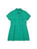 Bbc Earth W Knit Collar Point Woven Dress_Green