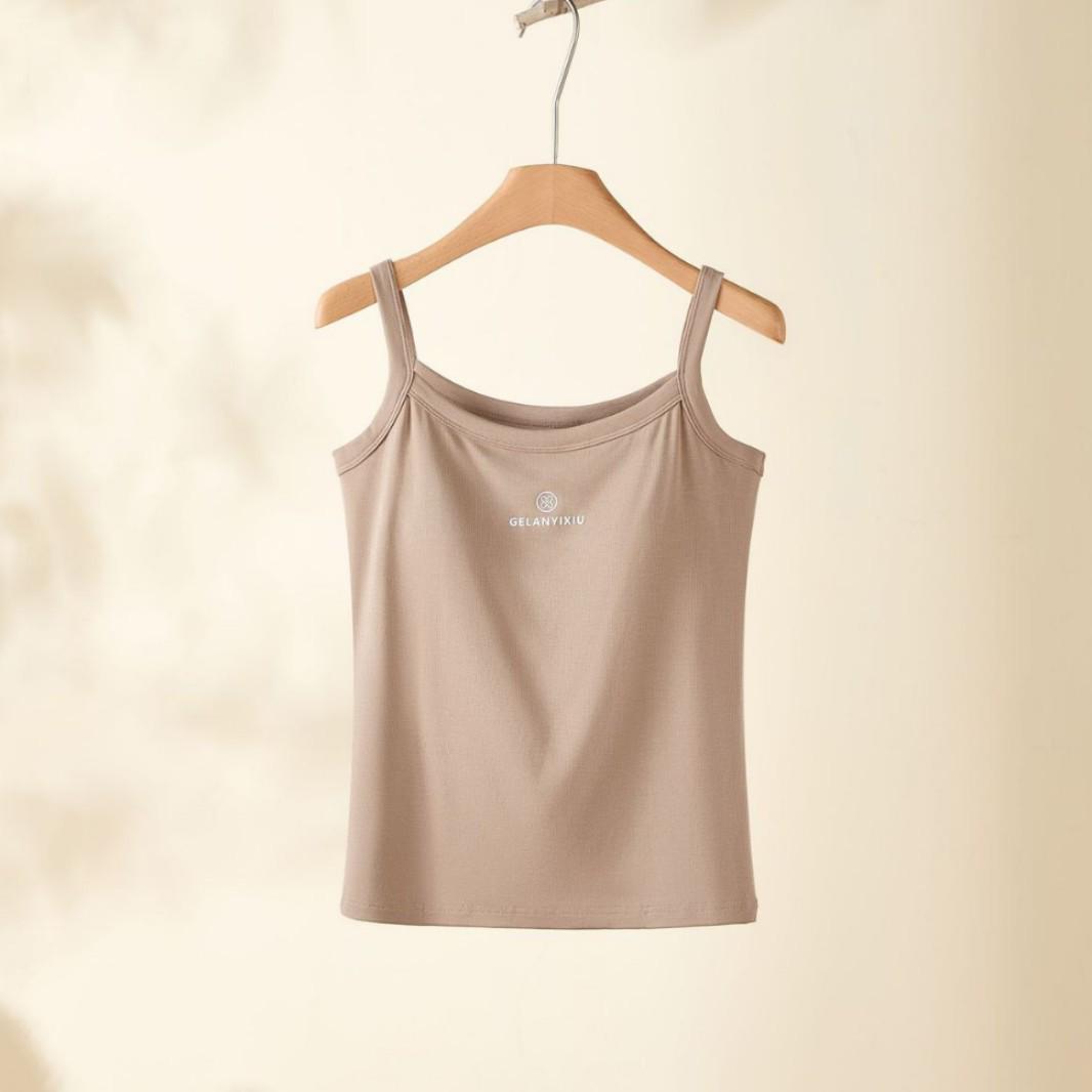 

Женский топ-труба из модала и хлопка с подтяжками: Цельный сборчатый дизайн, защита от воздействия, утягивающая внутренняя/внешняя одежда One Size