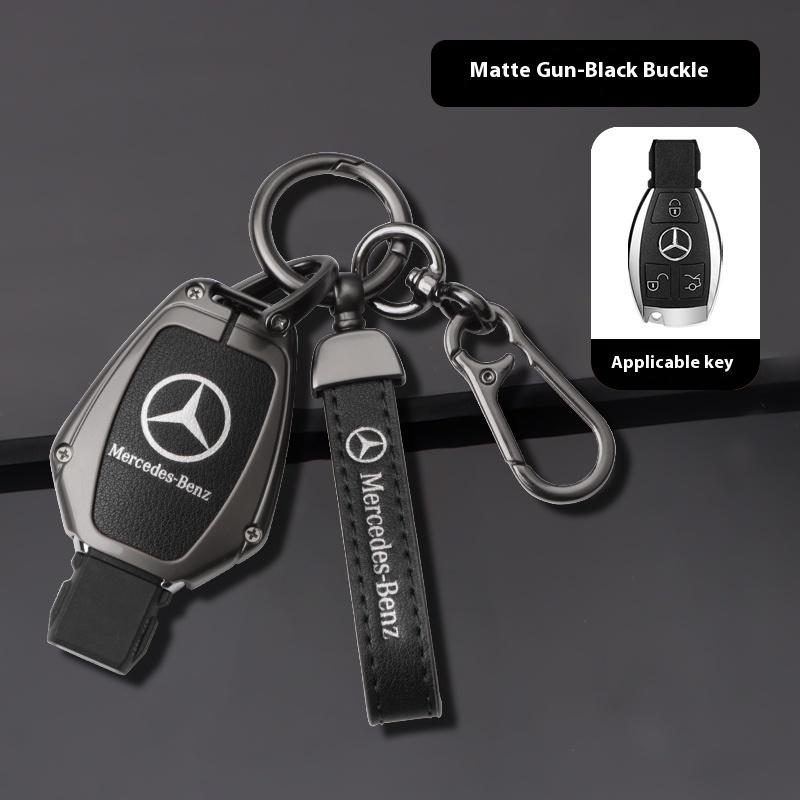 

2025 Hot Car Sticker Car Zinc Alloy Key Case Bag Metal Key Shell For Mercedes-Benz A B C E G S V Class GLA GLC GLE GLK Vito Spri