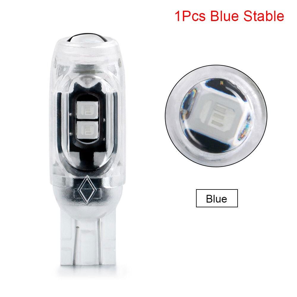 1/4Pcs Car Parking Lights T10 W5W LED Bulbs 3030 5SMD Instrument Lamp Auto License Plate Light