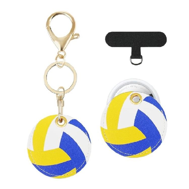 

Trendy Key Pendant PU Leather Keychain Card Holder Alloy Components for Long Lasting Performances Waterproof Portable