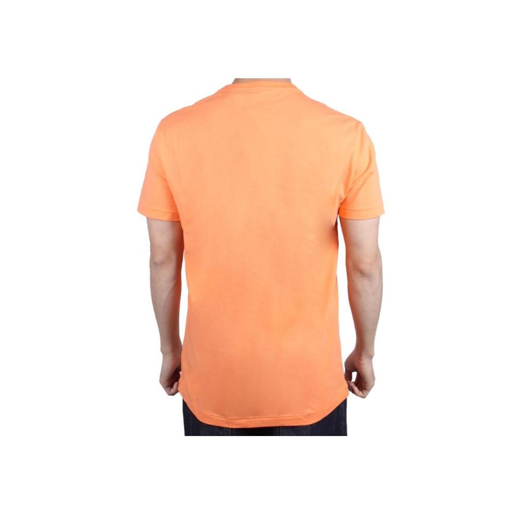 Polo Ralph Lauren Solid Color Crew Neck Logo Fitted Short Sleeve T-Shirt Men Tops Orange 710671438-345