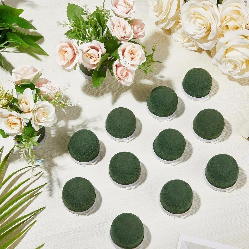 4PCS Wet Dry Dual Use Flower Arrangement Block Bottle Floral Foam Holder Boutonnieres