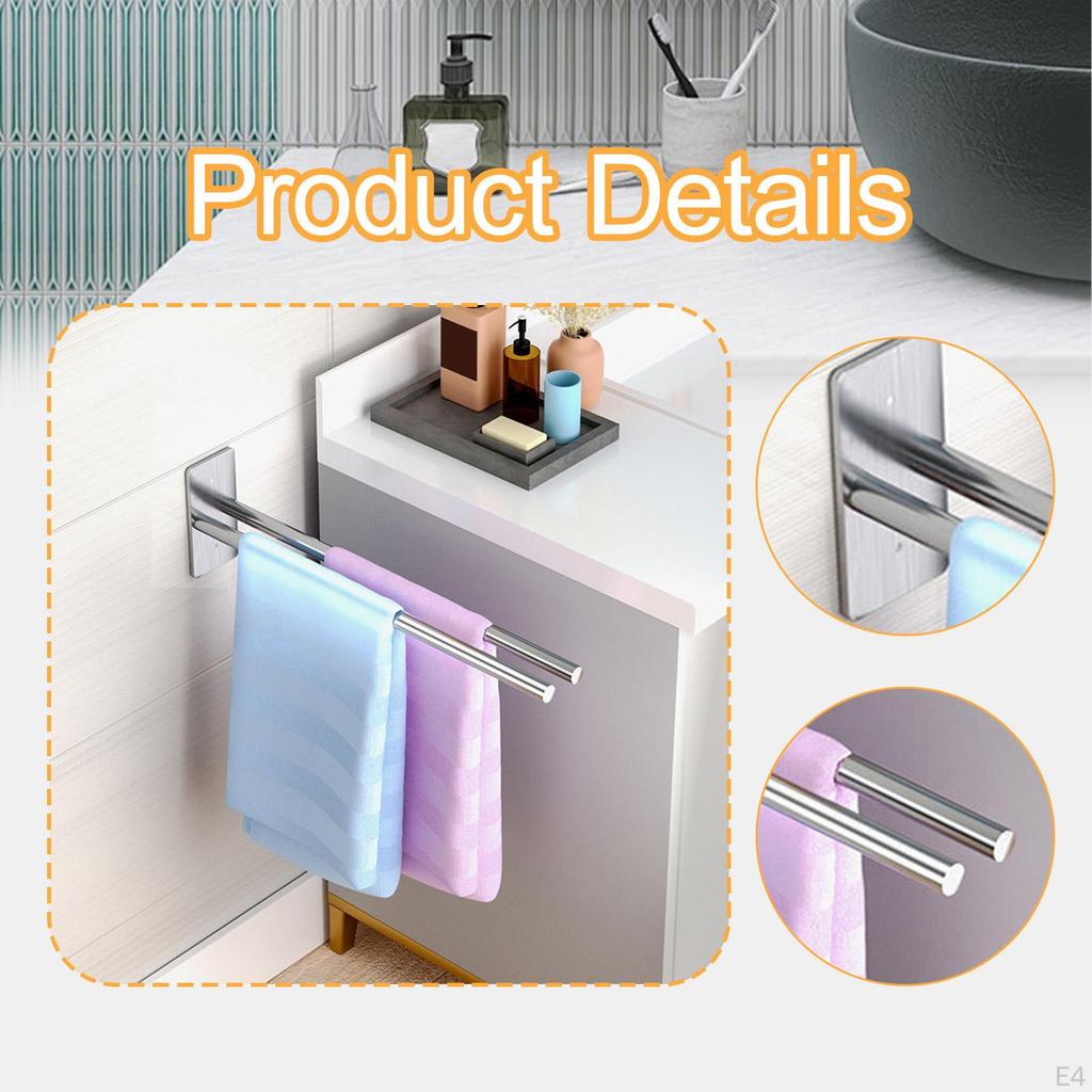 Handtuchstangenhalter für Badezimmer Wandmontiertes Regal Zuhause