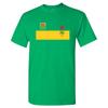 Saskatchewan Flag - Canadian Pride Short Sleeve T-Shirt - Irish Green