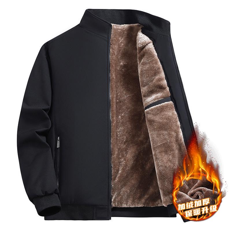 Men's Winter Fleece-Lined Thick Jacket – Trendy, Versatile, Warm, Cotton Padded Coat 2026