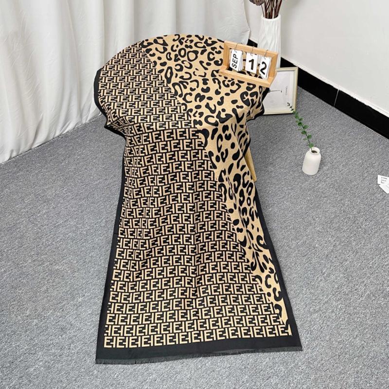 Autumn and Winter Imitation Cashmere Scarf, Women's Air-conditioned Room Long Outer Shawl, Double-sided Warm Scarf