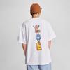 Lee X Melting Sadness T-Shirts Unisex White Crew Neck LUT0092004DR00FK14000