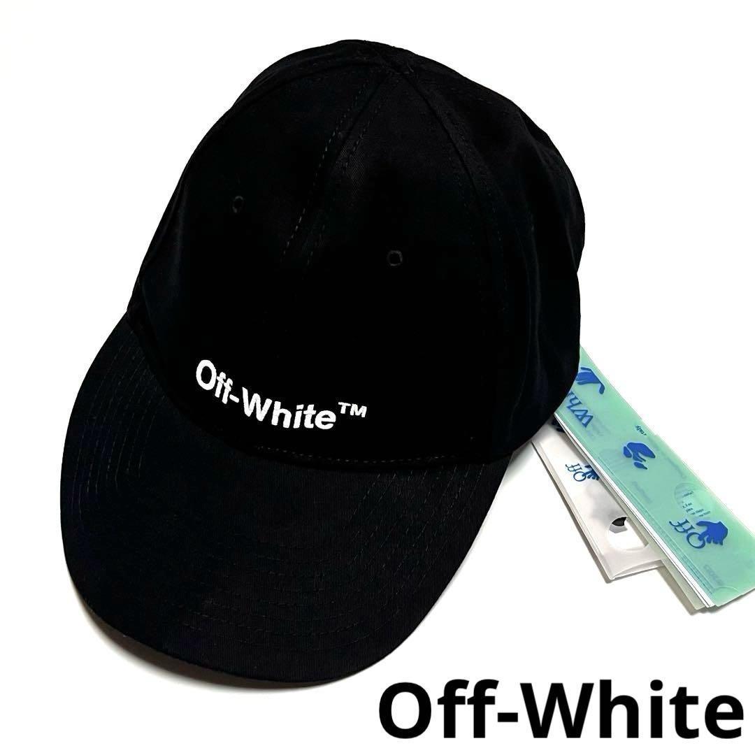 

[USED] Off-White™ Baseball Cap in Black with Logo and Tag