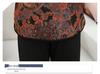 Elegant Summer Silk Blouse for Elderly Women - Short-Sleeved Noble Mother's Wear