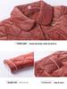 Mei Ji Yun Women's Plus Size Quilted Flannel Pajama Set - Cozy Three-Layer Design for Home Wear