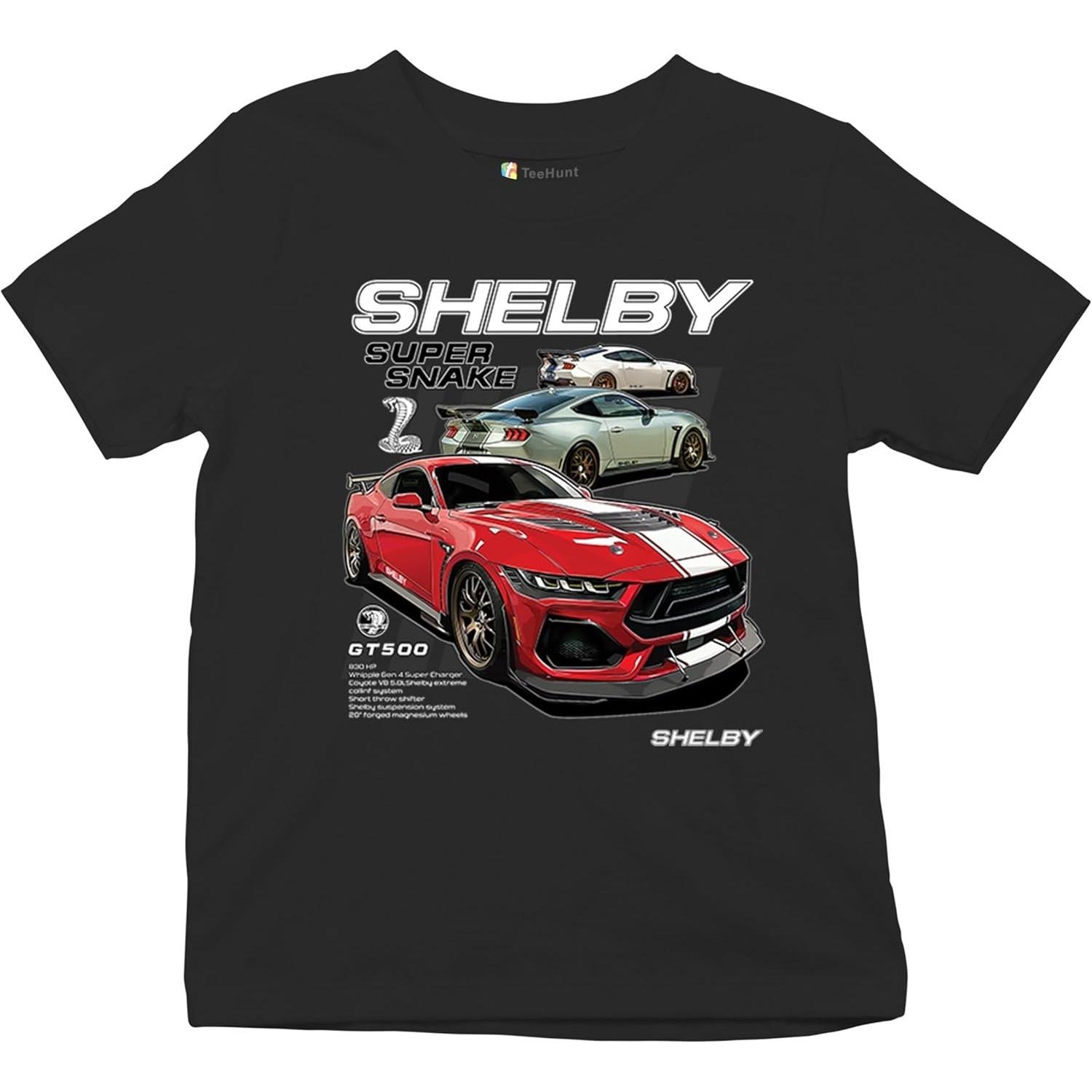 Ford Shelby Super Snake GT500 Youth Graphic Short Sleeve T-Shirt S