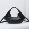 100% Full First Layer Cowhide Women'S Shoulder Messenger Handbag Genuine Leather Dumpling Bag