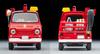 Tomikarama Vintage 164 LV-68c Subaru Sambar Pump Fire Engine Completed Product Diecast Mini Car + ABSPVC DollAccessories Set