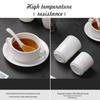 Homeglen A5 White Melamine Tea Cups (10-Pack)