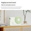Portable Retro Vinyl Bluetooth Speaker with USB Charging, TF Card Support & Clock