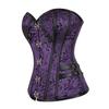 Haut sculptant amincissant rétro gothique violet pour femme