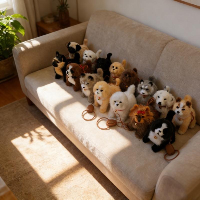 Electric Plush Dog Toy Sing Walk Respond Touch Walking Singing Electric Dog Toy for Interactive Fun Children Pet Lover