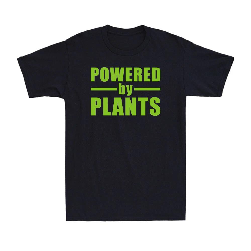 Powered By Plants Vegetarian Vegan Workout Plant Powered Men s T-Shirt XS