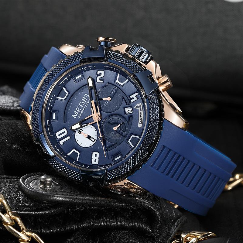 Watch, Multi-Function Chronograph Quartz Watch, Luminous Men'S Watch, Sports Men'S Watch 2200