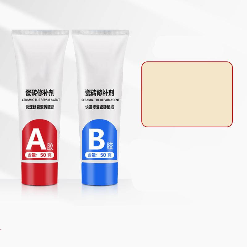 30/100g Fliesenreparaturmittel AB-Kleber Keramikreparaturkleber Marmorbodenfliese Toilettenwaschbecken Reparaturkleber Rissreparatur Dichtungskleber