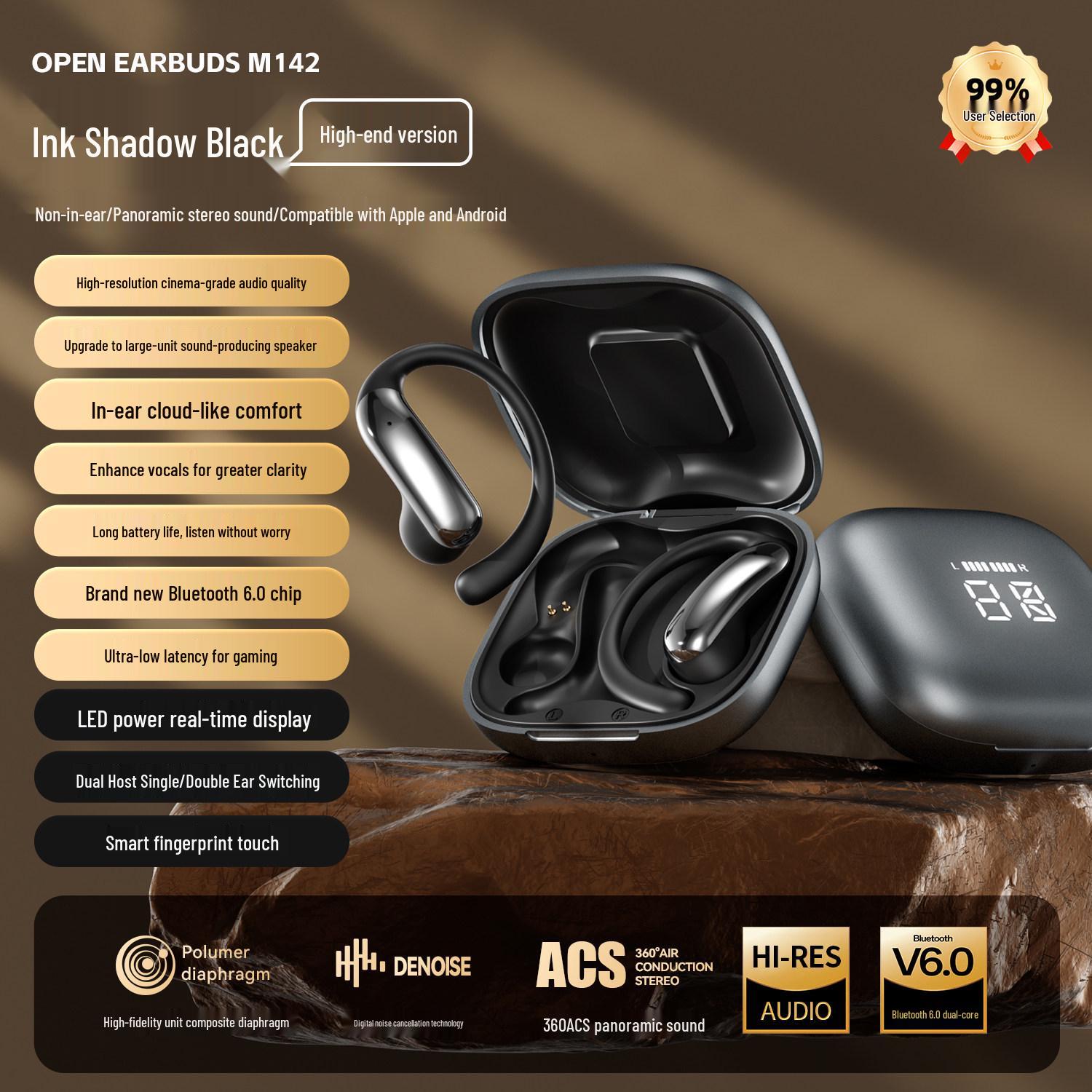 

M142 Long Battery Life Bluetooth Noise Cancelling Wireless Earphones