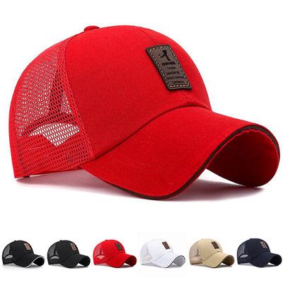Fashion Durable Women Man Leisure Mesh Baseball Cap Sunshade Hat Adjustable Unisex Snapback Hip Hop Hats