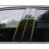 For Cadillac CT5 20-24 Glossy Black PC Car Window BC-Pillar Panel Cover Trim 6p