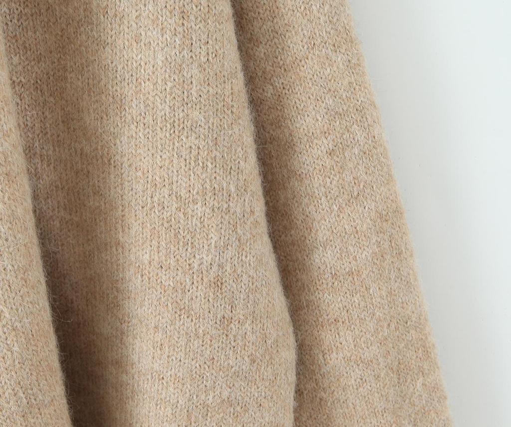 French Autumn Gentle Style Soft Knitwear Pullover and Shawl Two-Piece Set Sweater Top