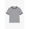 STUDIO TOMBOY STripe Ringer T shirT shorT Sleeve 9176222984 