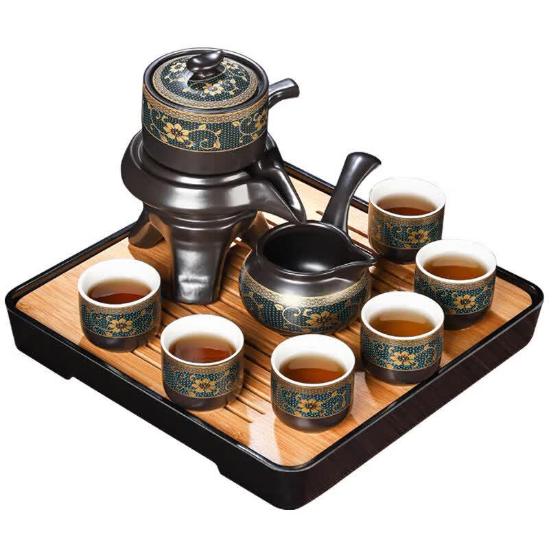 Ceramic Semi-Automatic Kung Fu Tea Set