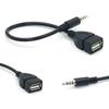 Câble Adaptateur d'Extension Audio AUX 35 mm Mâle vers USB 2.0 Femelle Type