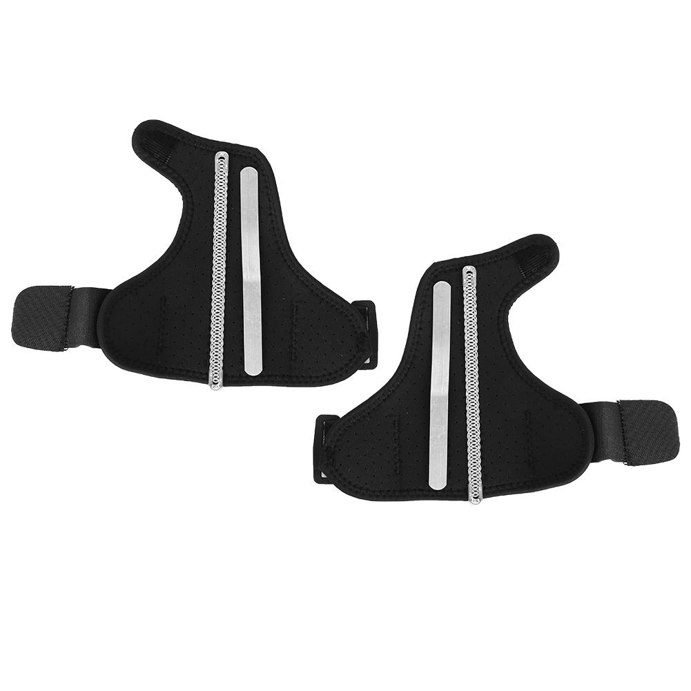 1Pair Thumb Injury Finger Guard Sheath Damage Compression  Steel Plate Fixed Protective Gear for Badminton Basketball
