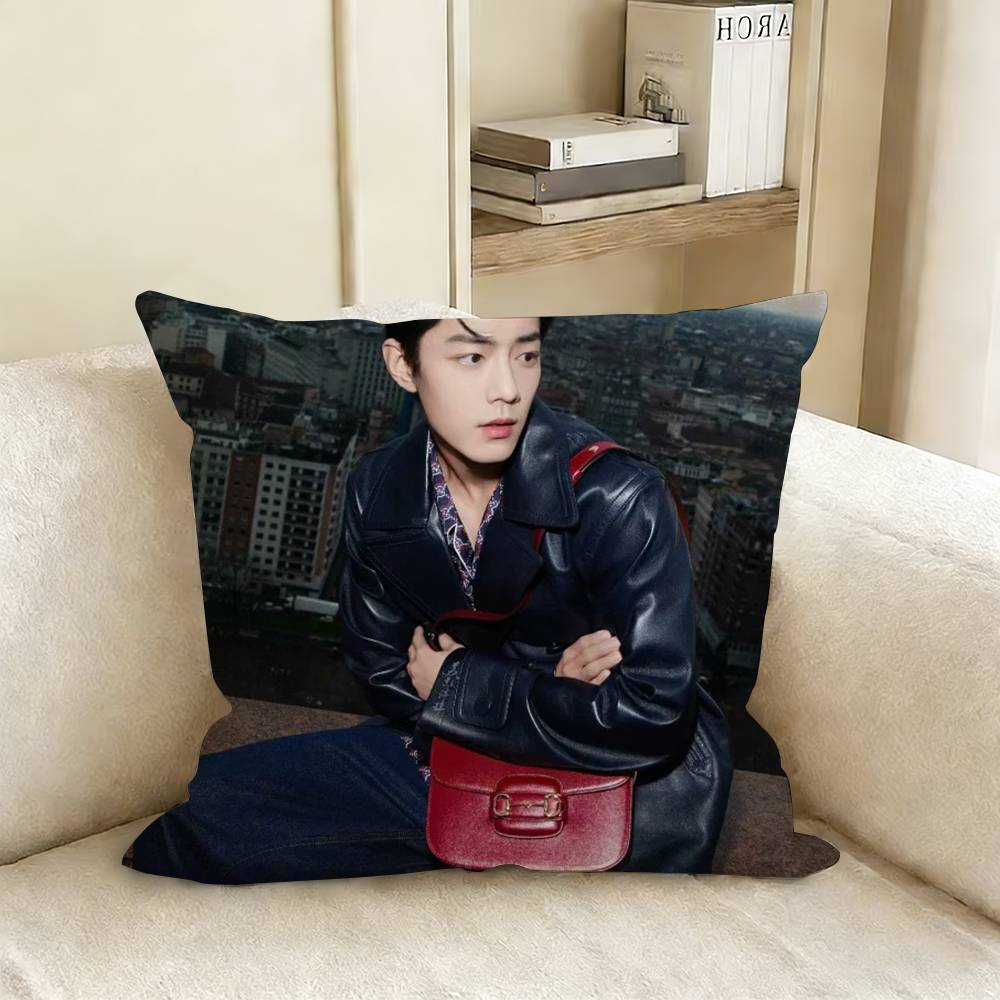 Xiao Zhan Sean Various Sizes Square Pillow Case For Car Home Bedchamber Decor