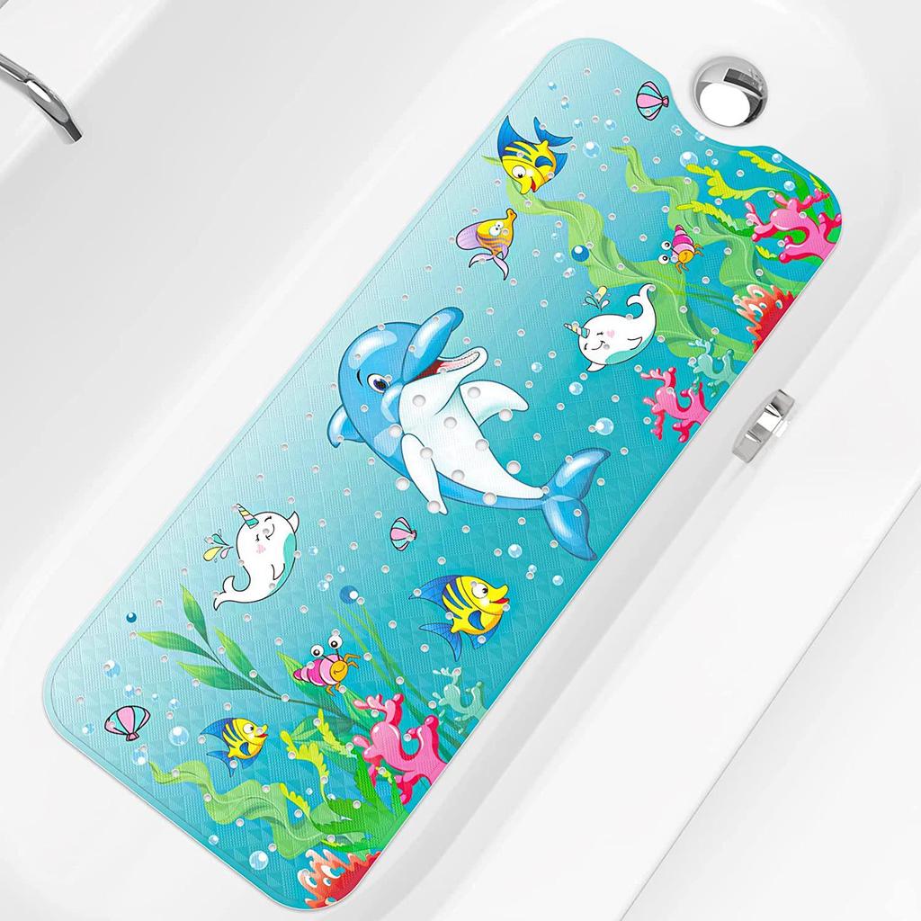 PVC Cartoon Non-Slip Bathtub Mat for Kids - Creative Bathroom Floor Mat