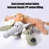 Jucărie de pluș pentru câini Moale Scârțâitoare Jucărie de mestecat Umplută Leu Lup Elefant Joc Interactiv Jucărie de tras pentru mestecători agresivi Divertisment prin mușcare