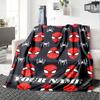Customiz Name Personality Spider-Man Blanket Soft &Warm Sofa Office Bed Travel Lunch Break Blanket, Gift Suitable All Seasons