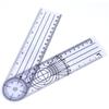 5pcs Plastic Goniometer Set 6/8/10inch Spinal Goniometer  Joint Mobility Assessment