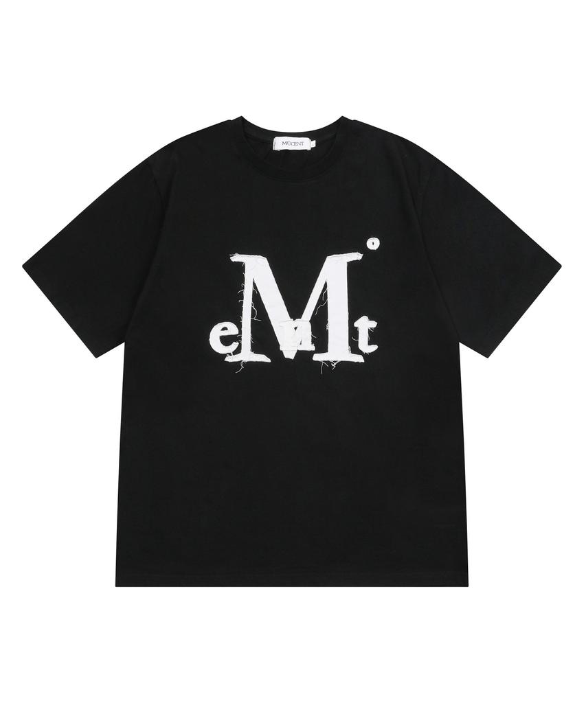 MUCENT Wadi Applique Logo Short Sleeve T-Shirt Unisex (2 Colors)