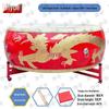 Jiyue Cowhide Chinese Red Performance Dragon Drum