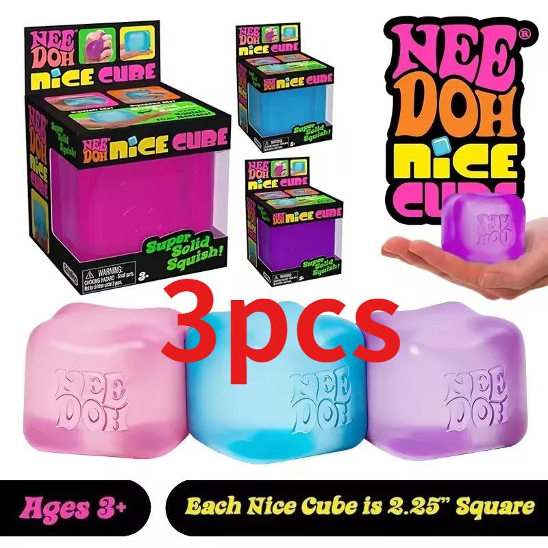 Cubo Sensoriale Needoh Nice Cube Antistress, Giocattolo Squeeze Per Ansia, Concentrazione E Relax Per Bambini E Adulti