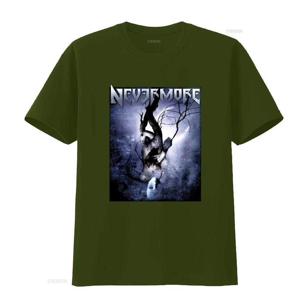 Nevermore Band Dead Heart In A World Print T Shirt Available Full Sizes From S To 5XL vintage Washed Soft Stylish Unisex