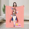 Sounds Of Earth UmaMusume Pretty Derby Plush Blanket Students  Flannel Throw Blanket For Outdoor Warm Soft Quality Bedspread